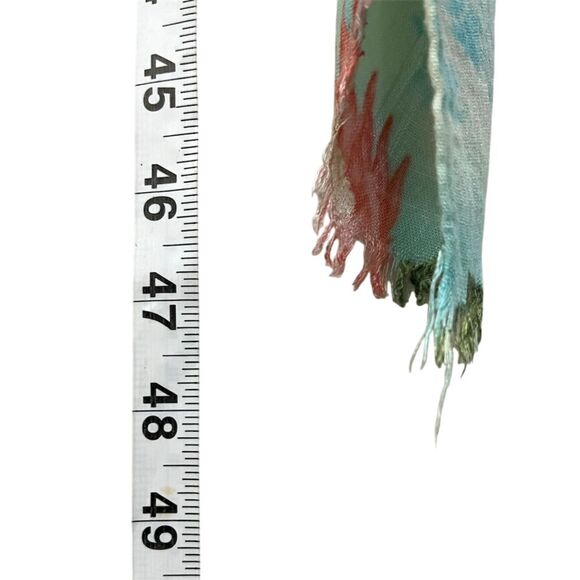 American Eagle Women's Floral Kimono Beach Cover-Up OS Vacation Summer Coastal - Picture 8 of 10